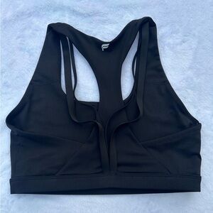 Fabletics Sleek Black Sports Bra